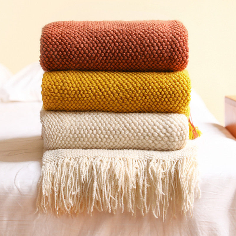 Knitted Sofa Blanket