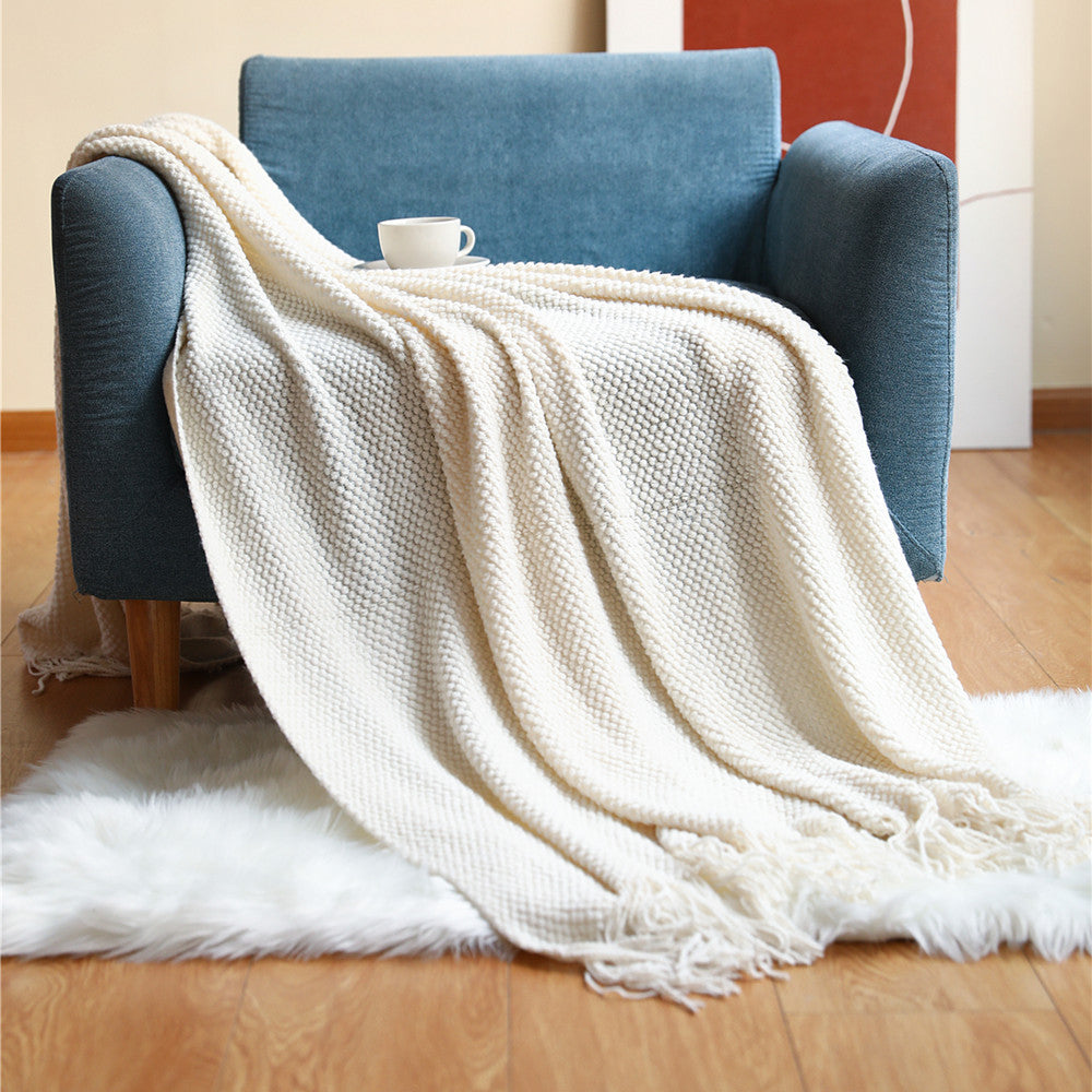 Knitted Sofa Blanket