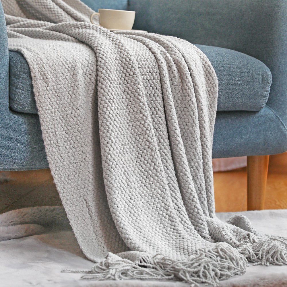 Knitted Sofa Blanket