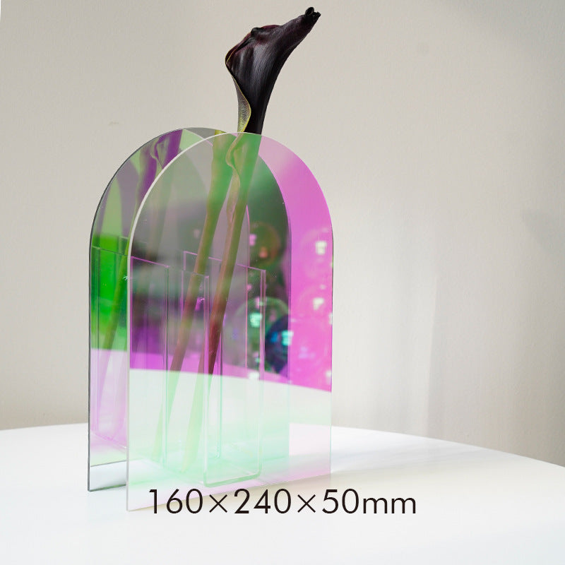 Acrylic Mirror Vase
