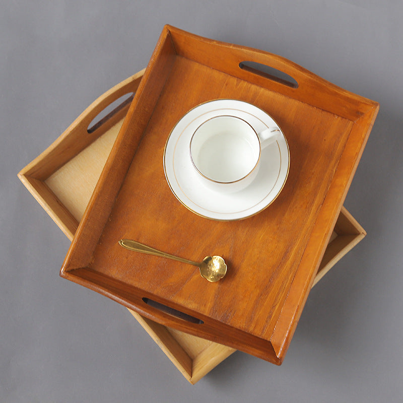 Retro Bamboo Tray