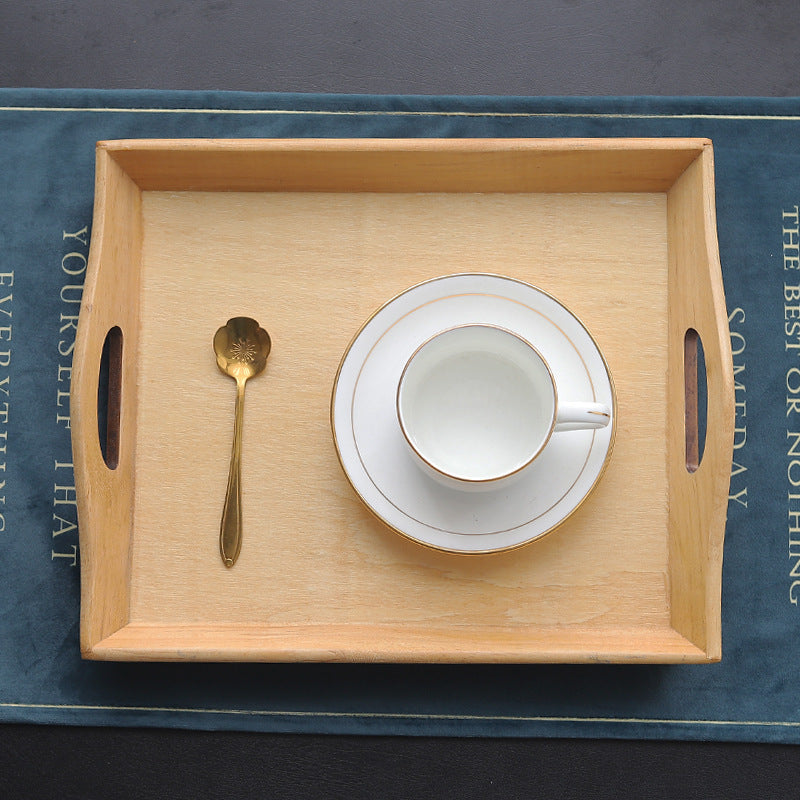 Retro Bamboo Tray