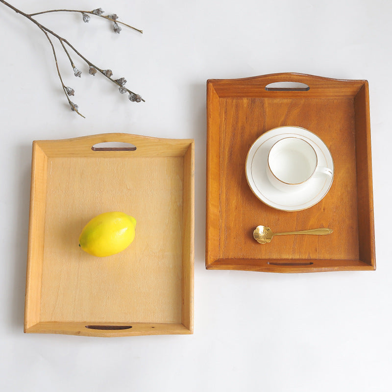 Retro Bamboo Tray