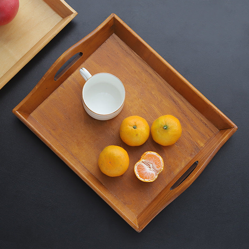 Retro Bamboo Tray