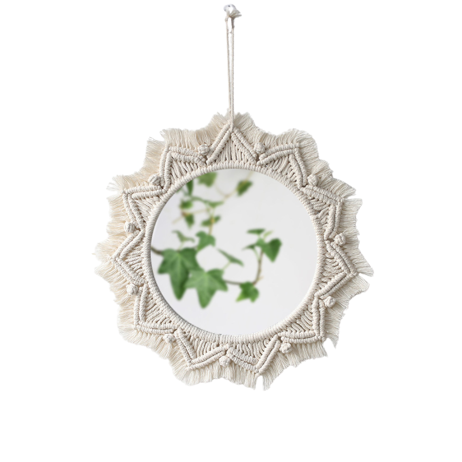 Handmade Woven Mirror