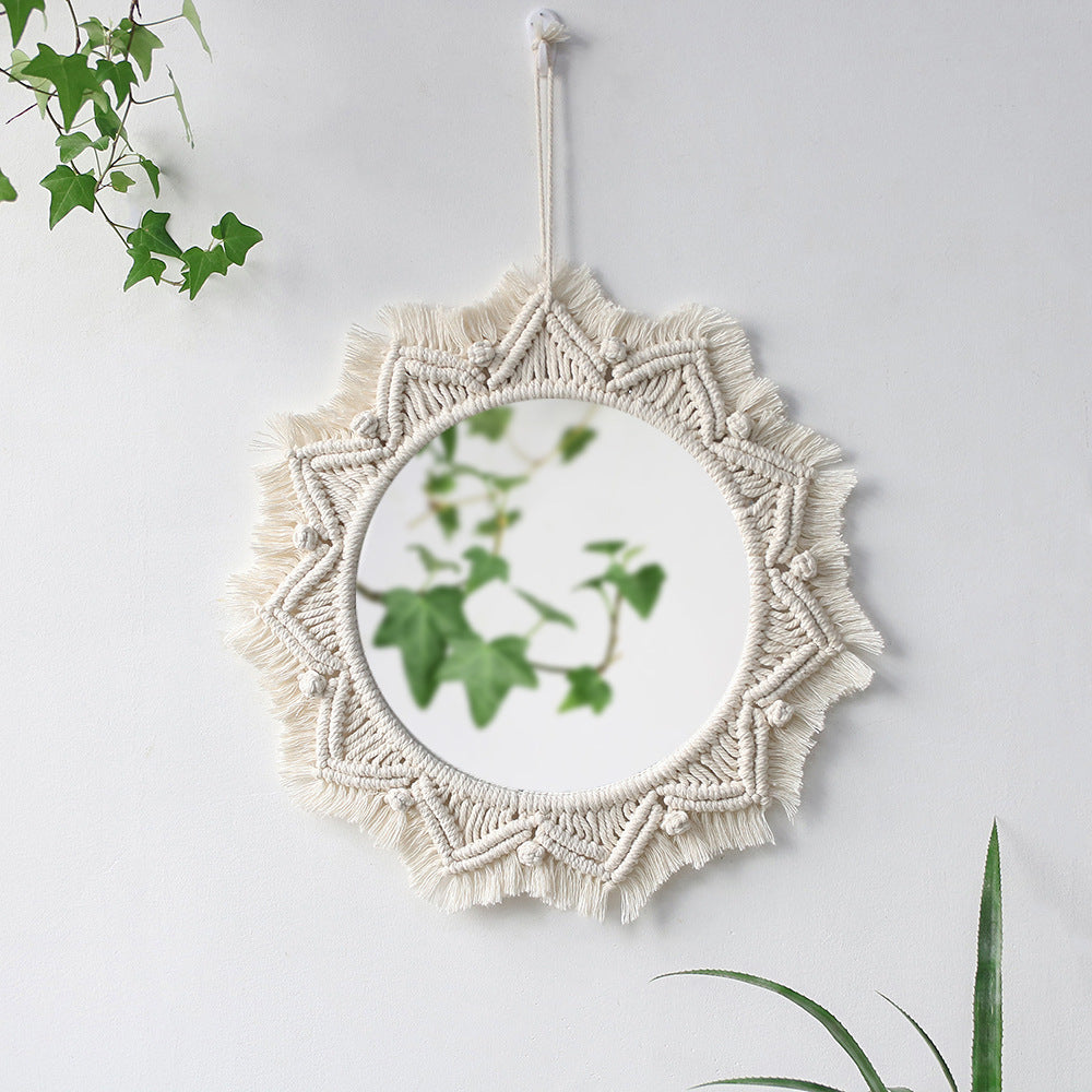 Handmade Woven Mirror