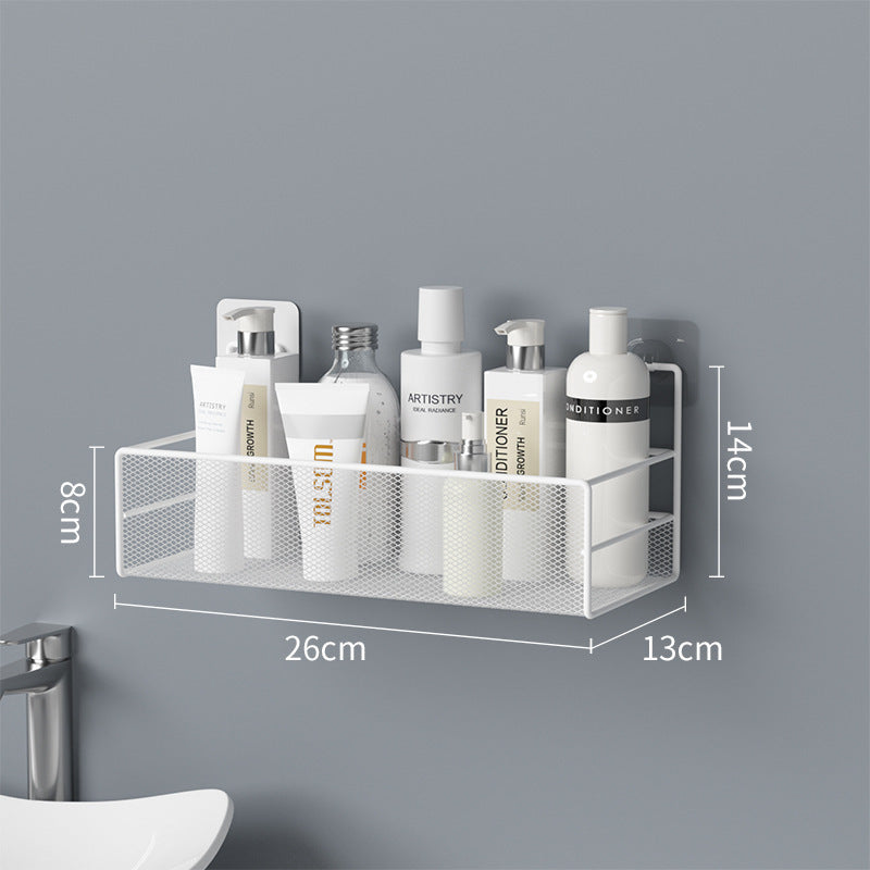 No-Drill Bathroom Shelf