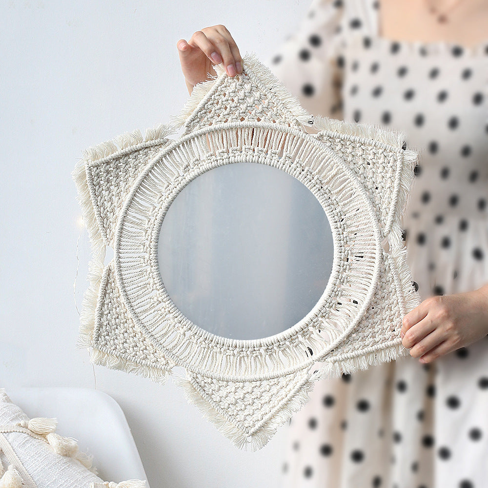 Handmade Woven Mirror