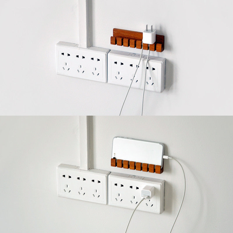 Wood Cable Organizer