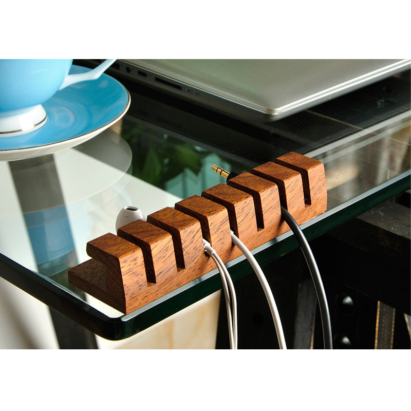 Wood Cable Organizer